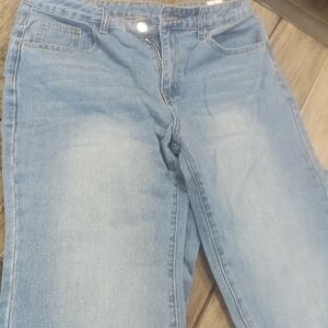 Size 34 x 34 faded blue jeans